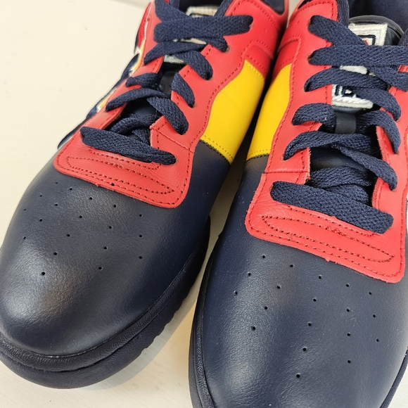 FILA ORIGINAL FITNESS RETRO MEN SHOE SZ 9 LIKE NEW! RED, YELLOW, NAVY - Picture 12 of 13